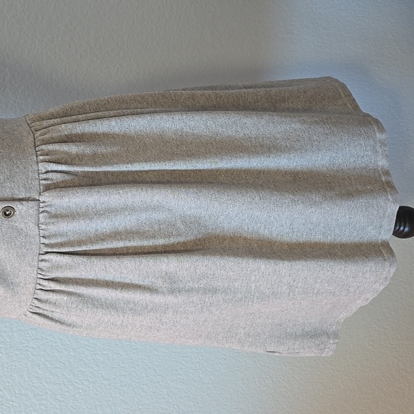 J CREW Cotton Villa Tank Dress Gray Sleeveless Back Button Up Sz Small - Picture 11 of 14